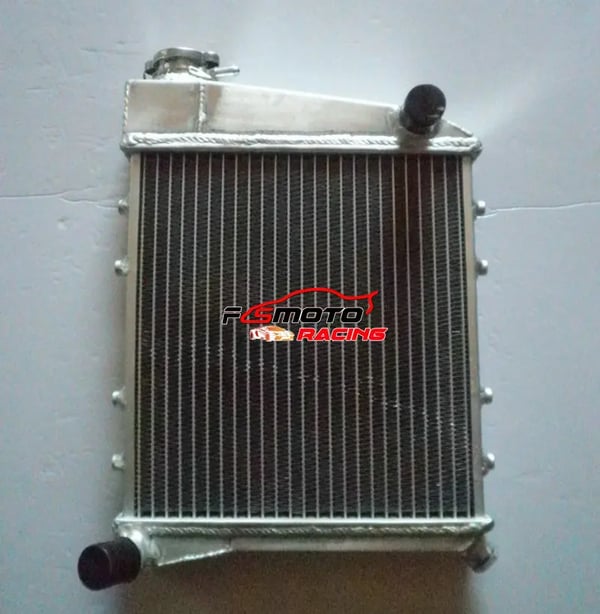 Radiator, Aluminium, Kerne Dimensioner: 270mm x 258mm x 40mm, Indløbs/Udløbs Størrelse: 25mm, Rækker: 2