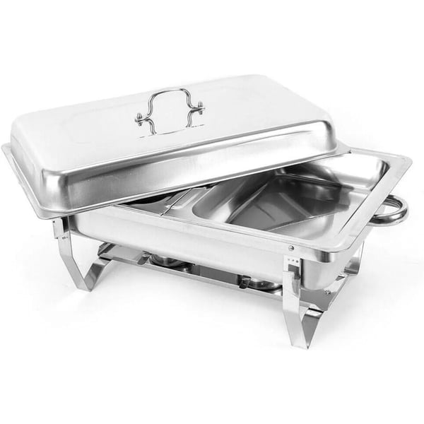 Chafing Dish Set, Rostfritt Stål, Effektiv Transport,Silver