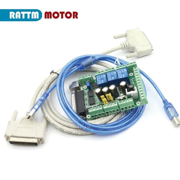 Bevægelseskontrollerkort, højhastighedschipbehandling, dimensioner 11x7,5x2,4 cm, 5 indgangssignaler, 12V og 5V strømudgange, CE-certificeret