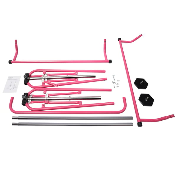 Gymnastikstang, Stål Konstruktion, Højdejusterbar 115-155 cm, Udvidet Størrelse 107*148 cm, Samling Påkrævet, Egnet til Børn