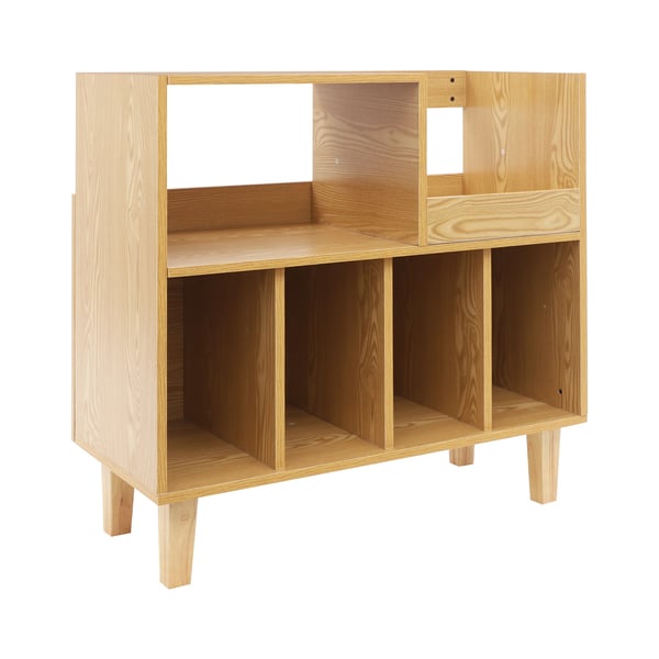Pladespillerstand, Moderne Design, Robust Konstruktion,Træfarve