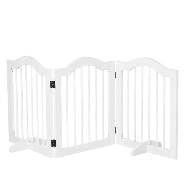 Hundesikkerhedsbarriere, Justerbar Pasform, Robust Trædesign,Hvid