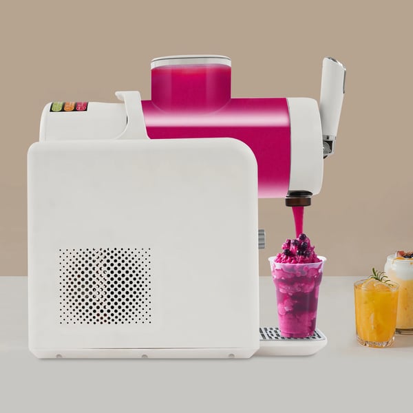 Slushmaskine, 185 Watt, 1,8 Liters Kapacitet, 220-240V Spænding, 30-45 Minutters Forberedelsestid, LED Skærm
