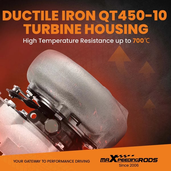 Turbocharger, OM642 Motor Kompatibilitet, Dimensioner: 30 cm x 28 cm x 24 cm, Vægt: 8 kg, Turbo Model: GTA2052GVK