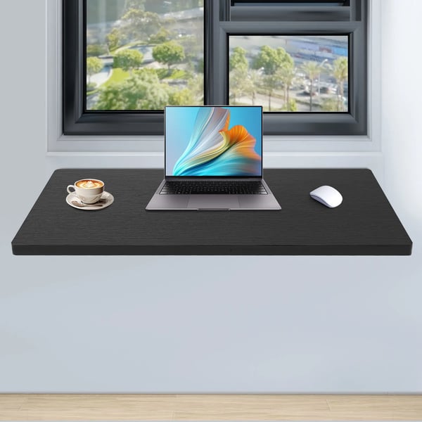 Værktøjsbord, Væghængt, Pladsbesparende Design,sort