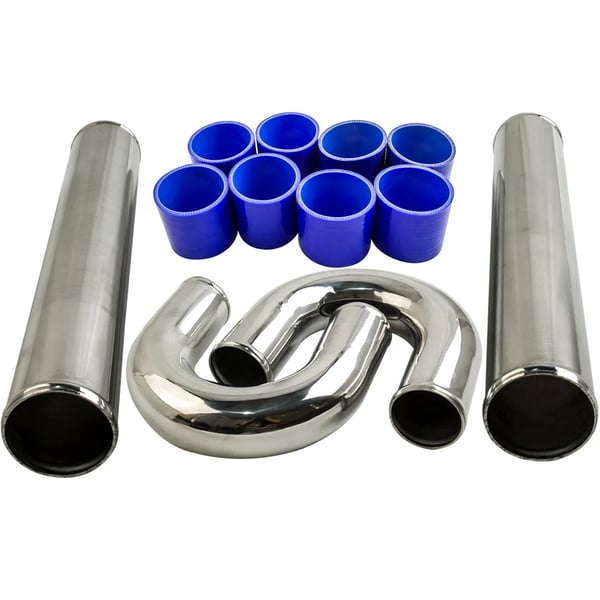 Aluminium Front Mount Intercooler, 600mm x 300mm x 76mm, 3 Tommer Indgang/Udgange, Holdbar Legering Konstruktion