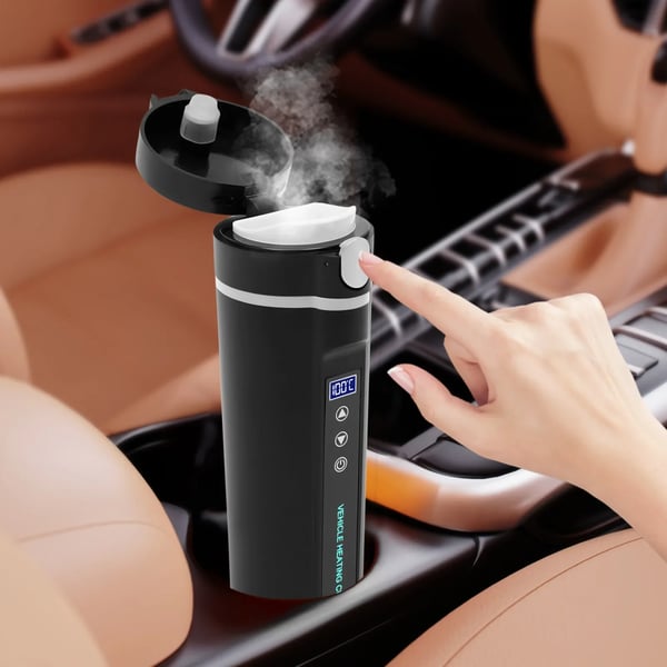 Elkedel til elbil, 450 ml kapacitet, BPA-fri design,Gul