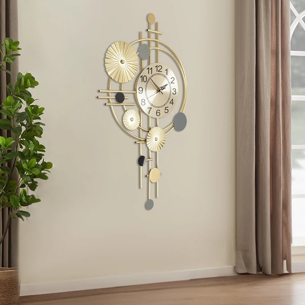 Vægur, Moderne Stil, Stille Bevægelse, Finish,Guld