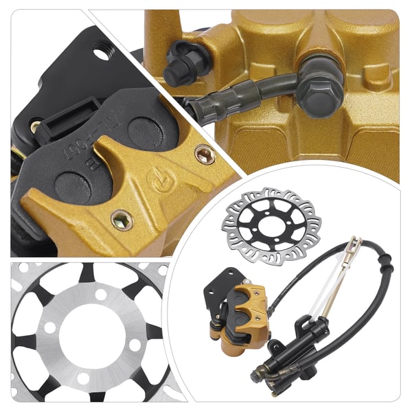 Bageste hydrauliske bremsekit, forbedret ydeevne, holdbar konstruktion,Champagne