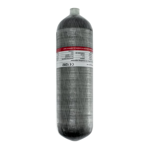 Højtrykscylinder, 4,7L kapacitet, holdbar konstruktion i kulfiber,4.7L