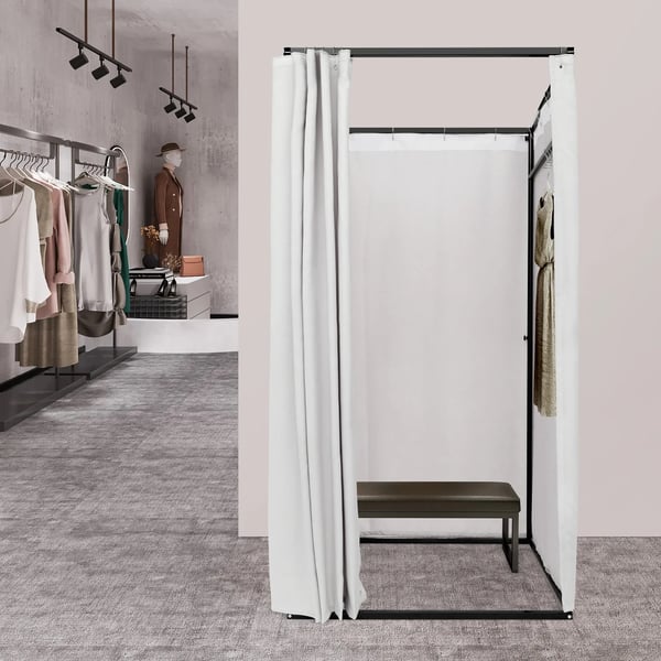 Omklädningsrum, Fristående Design, Hållbara Material,GRÅ