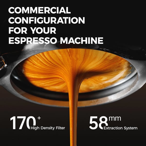 Semi-automatisk espressomaskine, 20 bar pumpetryk, berøringskontrol,EU, MK-902