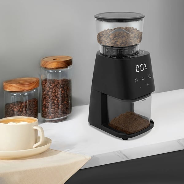 Kaffekværn, Intelligent Hukommelsesfunktion, Overophedningsbeskyttelse, Digital Touch LCD
