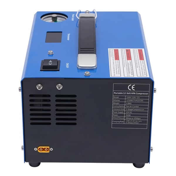 PCP Luftkompressor, 30Mpa Maksimalt Tryk, Hurtig Oppustning,EU, 12V