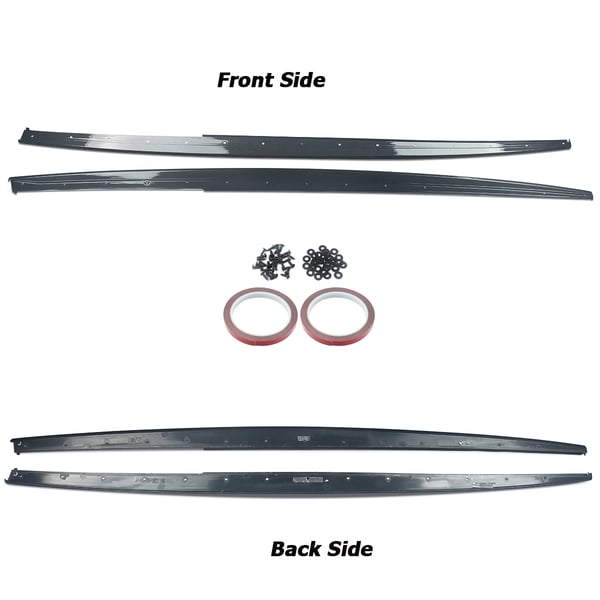 Side Skirts Forlængelsespanel, ABS Plast, 82,67" x 6,69" x 4,33", BMW 3 Serie Kompatibilitet, Direkte Erstatning, 2 Stykker