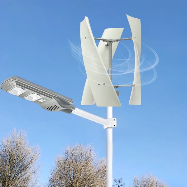 Vertikal Vindmølle Generator, Maksimal Effekt 100W, Nominel Spænding 12V/24V, Hjuldiameter 53cm, Nominel Vindhastighed 13m/s