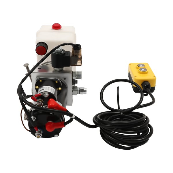 Hydraulipumppu, 12 V, 800W, Tehokas Moottori, Kompakti Muotoilu, Keltainen