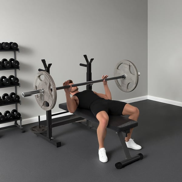 Painonnostopenkki, säädettävä korkeus, maksimikuorma 220 kg, musta