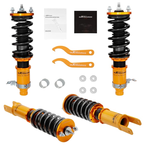 Coilover affjedrings sænkningskit, stål, varelængde 62 cm, varebredde 50 cm, forårsrate 8 kg/mm, justerbar højde Ja