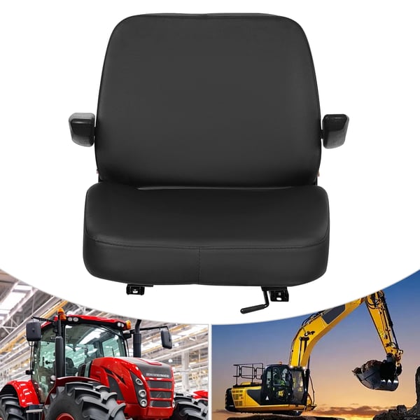 Gaffeltruckstol, Justerbara Armstöd, Hållbar Konstruktion,svart