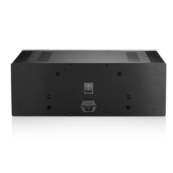 Forstærkerhus, Aluminiumlegering, Eksterne dimensioner 430x300x150 mm, Interne dimensioner 330x289x142 mm, Nettovægt 4,2 kg, Inkluderet tilbehørssæt