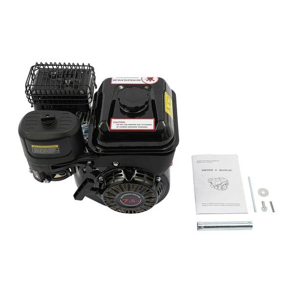 Gasmotor, 4-takts, 7,5HK effekt,sort