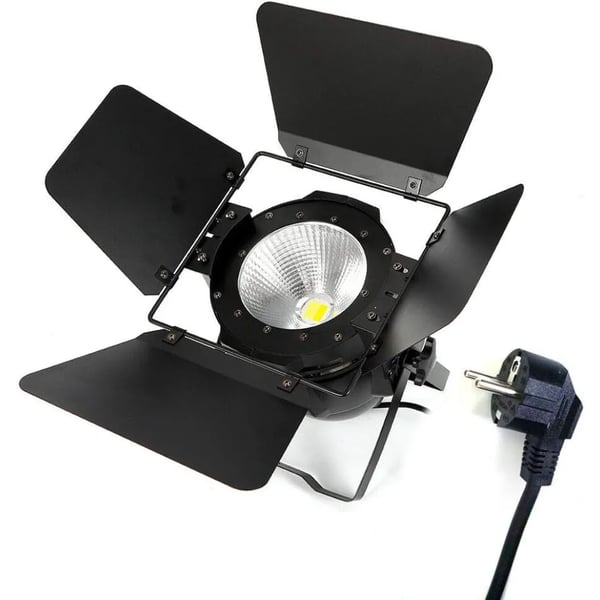 LED Spotlys, 100W Effekt, DMX-512 Kontroltilstande,sort