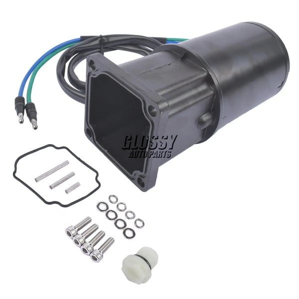 Tilt Trim Motor, 12V, 2-tråds konfiguration, kompatibel med Mercury och Mariner, passar 50-150HK utombordsmotorer, reversibel rotation