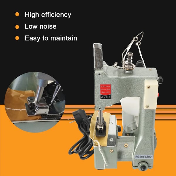 Håndsyemaskine, 130W, 12000 RPM, Maksimal stingafstand 8mm, kædesting, 220V