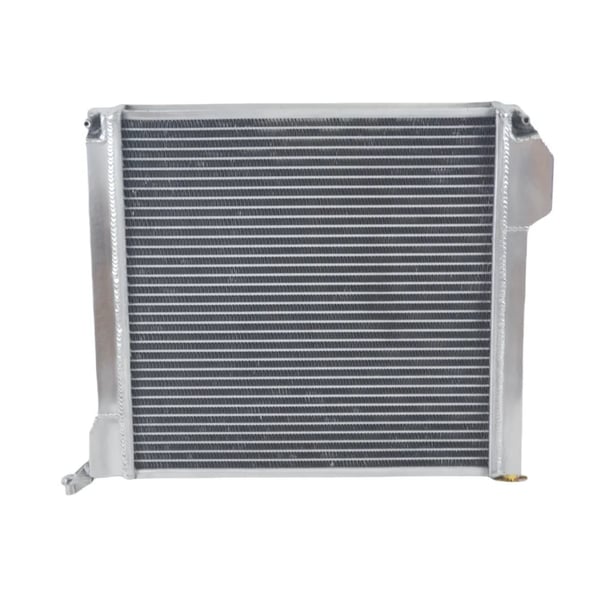 Radiator, Aluminium, Kerne Størrelse 368mm x 368mm x 40mm, Samlet Størrelse 511mm x 411mm x 115mm, Indløbsdiameter 30mm, Udløbsdiameter 30mm