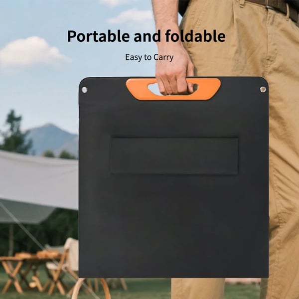 Solpanel, Foldbart, Høj Effektivitet,100w solpanel