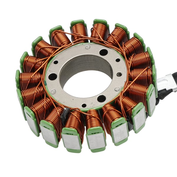 Stator Spole, Ydre Diameter 92mm, Indre Diameter 35mm, 5 Ledninger, 2 Stik, 18 Poler