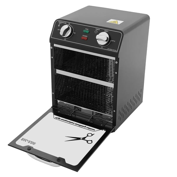 Sterilisator, Høj Desinfektionstemperatur, Berøringskontrol,Sort