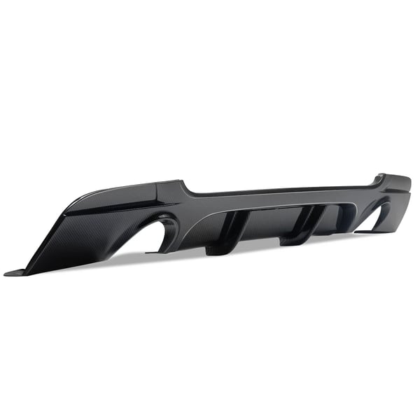 Bagdiffuser, Aerodynamisk Design, Nem Installation, Kompatibel med BMW,Kulfiberlook