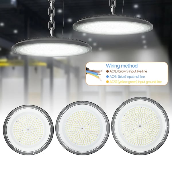 LED-ylävalaisin, IP65-luokitus, energiatehokas muotoilu, 200W