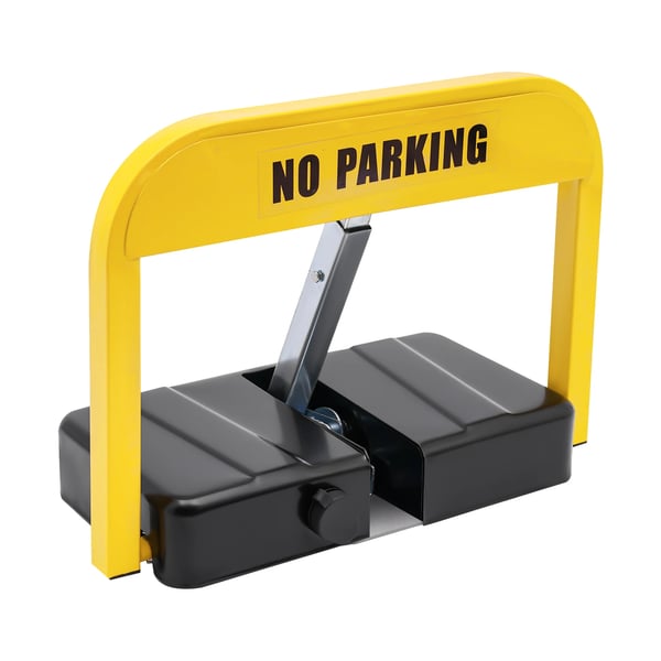 Bilparkeringlås, Automatisk drift, Hållbar stålstruktur, Gul