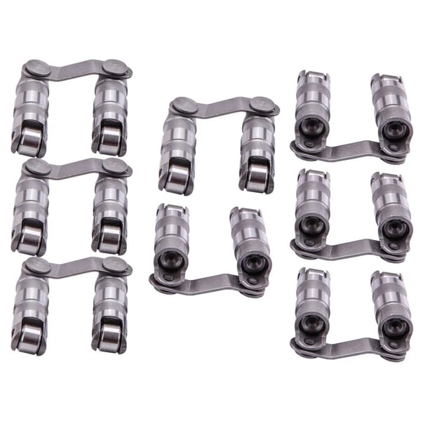 Hydraulisk rulleløfter, højstyrkekromlegeret stål, CNC-bearbejdet, passer til Big Block V8, diameter 0.9055 tommer, 8 par inkluderet