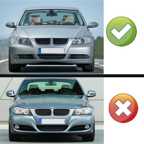 Gitter, Holdbart ABS-materiale, Skræddersyet til BMW 3-Serie,som vist