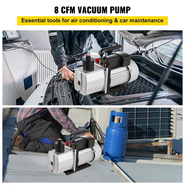 Vakuumpumpe, Robust Konstruktion, Effektiv Ydelse,8CFM, EU