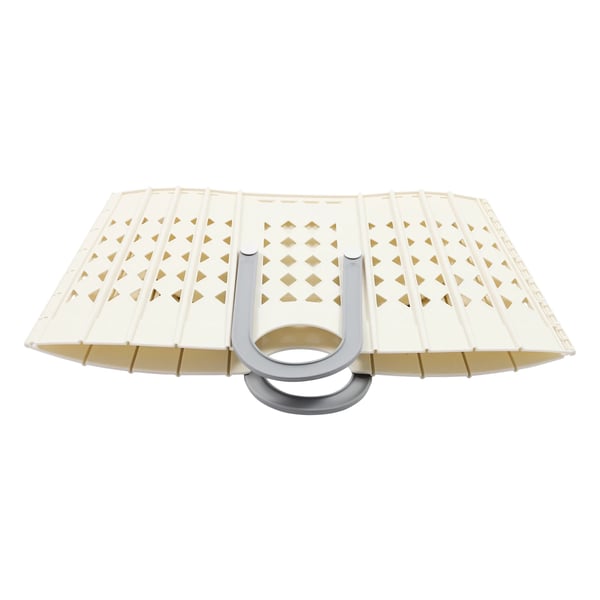 Tvättkorg, Fällbar Design, Hållbart Material,VIT