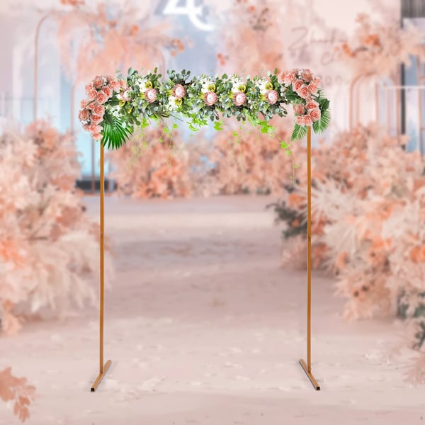 Häätkaari, Itsestään seisova muotoilu, Elegantti koristelu,Keltainen, M
