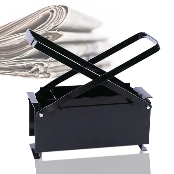 Brikettefremstiller, Jernmateriale, Ca. 33*15*13 cm, 2,67 kg Nettovægt, Kompakt Design, Miljøvenlig Brændstofproduktion