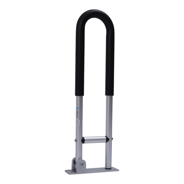 Toilet Greb Bar, Aluminiumlegering, 120 kg Belastning, Vægmontering,HVID