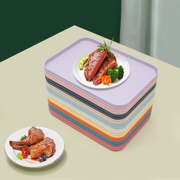 Serveringsfat, Stapelbar Design, Diskmaskinssäker,20 st