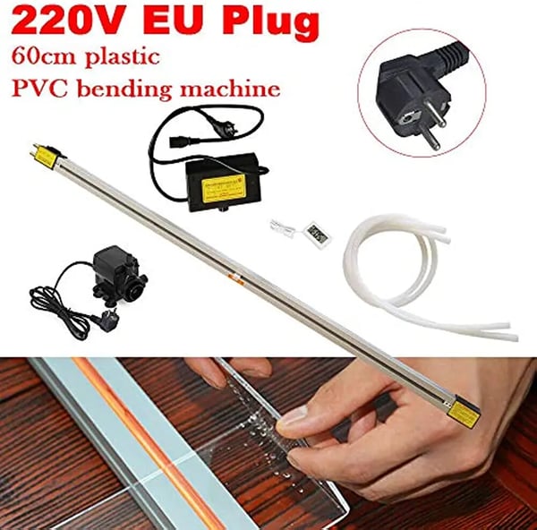 Acryl PVC Plade Bøjemaskine, Justerbar Opvarmningstemperatur, Effektiv Strømforbrug,sort
