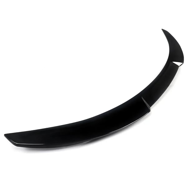 Bagspoiler, Blank Finish, Aerodynamisk Design,Glansende Sort