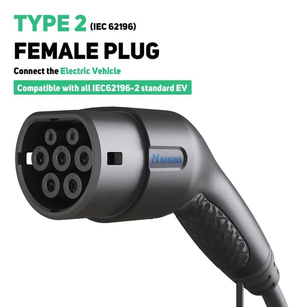 EV-ladekabel, 11KW effekt, IP65 vandtæt beskyttelse,11KW 16A 3Fase