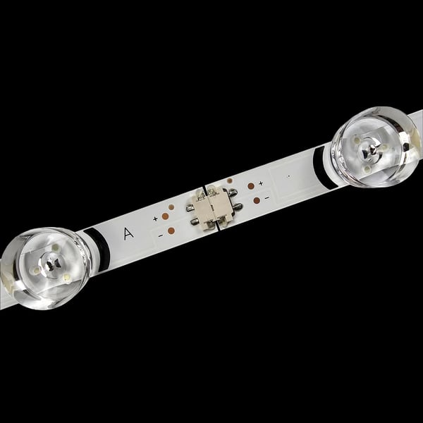 LED Strip, 1152 mm længde, 11 LED-perler pr. strip, 6 V spænding, understøtter 55-tommer TV'er, inkluderer 10 strips