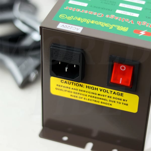 Elektrostatisk Pistol, Højspændingsgenerering, Ergonomisk Design,EU stik, 220V