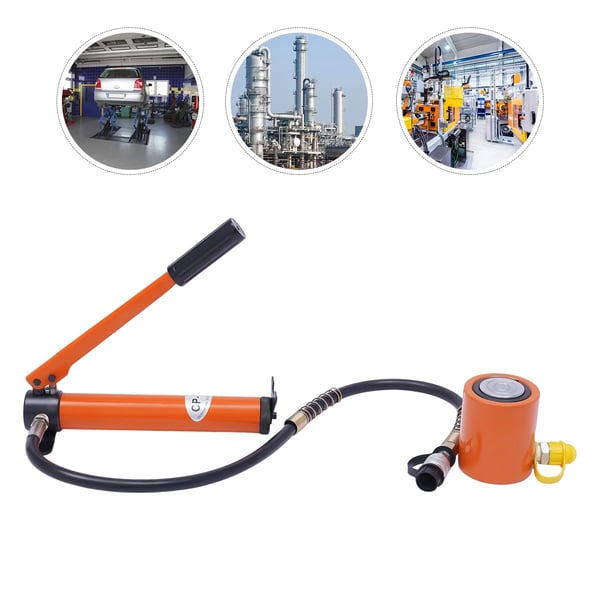 Hydraulisk Donkraft, 20T Kapacitet, Ergonomisk Håndtag,Appelsin